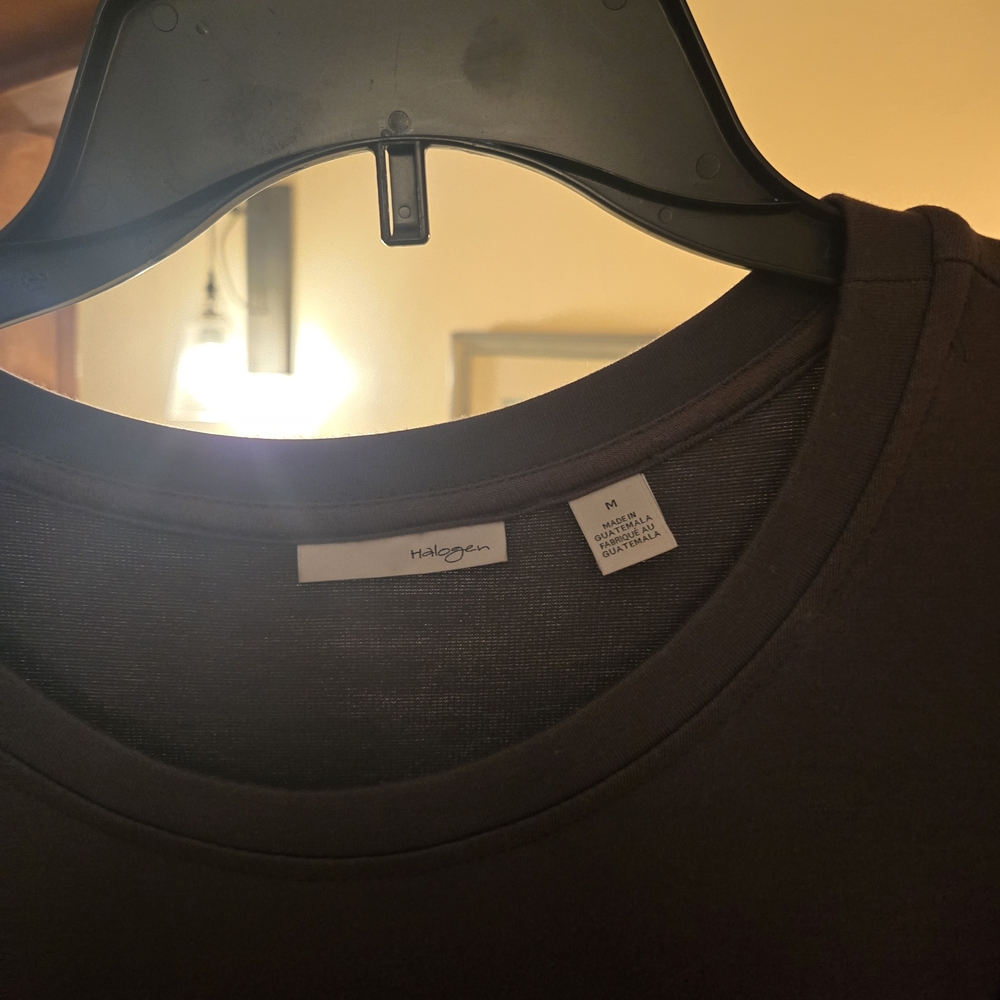 Halogen Olive Ruffle Sleeve Top - Picture 2 of 7